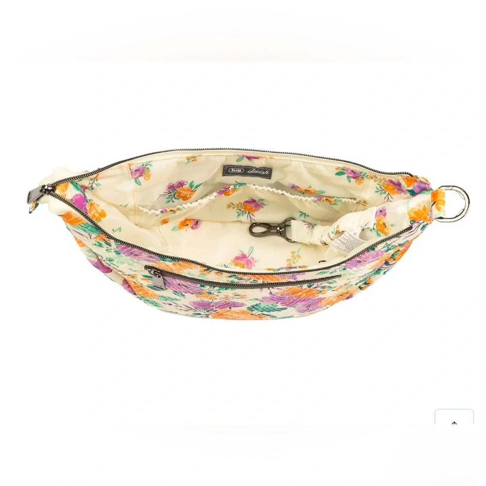 Cottage Blooms Mini Hobo Shoulder Bag - Floral